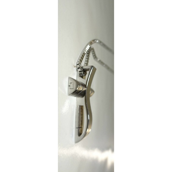 SteelX Stainless Steel Cross Pendant on 24" Chain Necklace with Gold Box NEW NWT - Picture 2 of 4